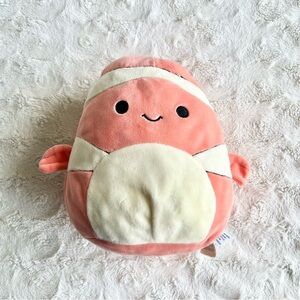 Squishmallows Ricky the Clownfish 8” Orange White Sealife RARE Plush RETIRED